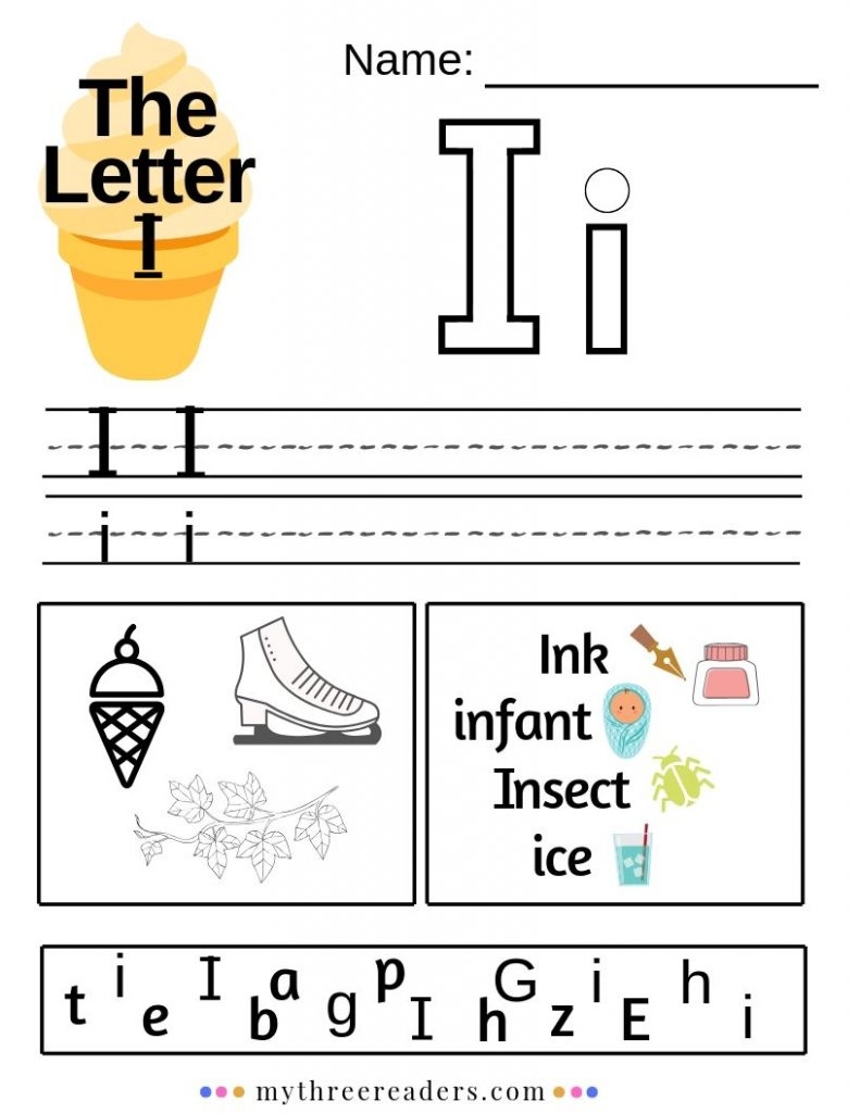 Letter I Worksheets For Kindergarten With Songs Activities amp Freebies