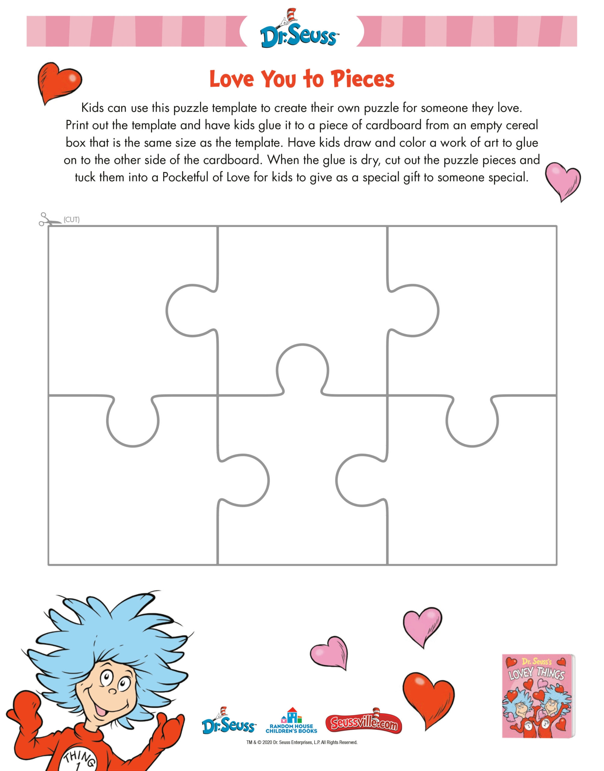 Printable Puzzle Pieces For Kids