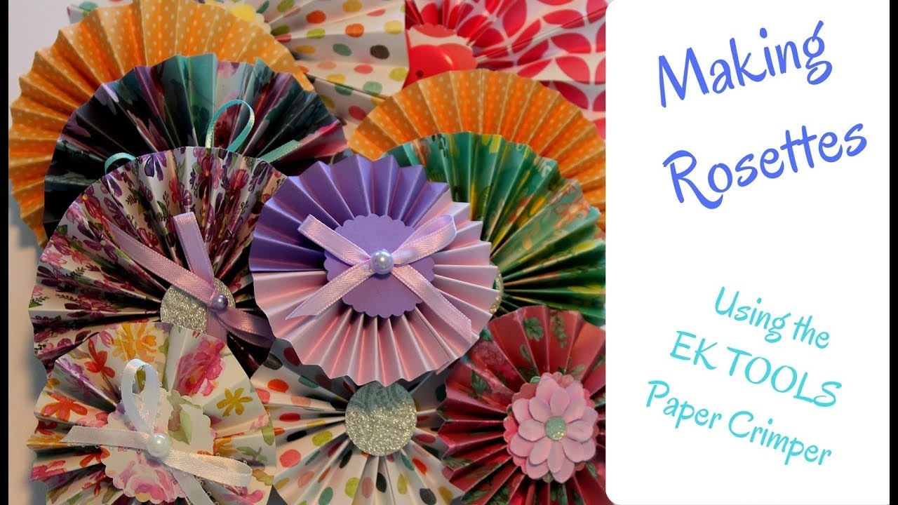 How To Make Paper Rosettes Tutorial