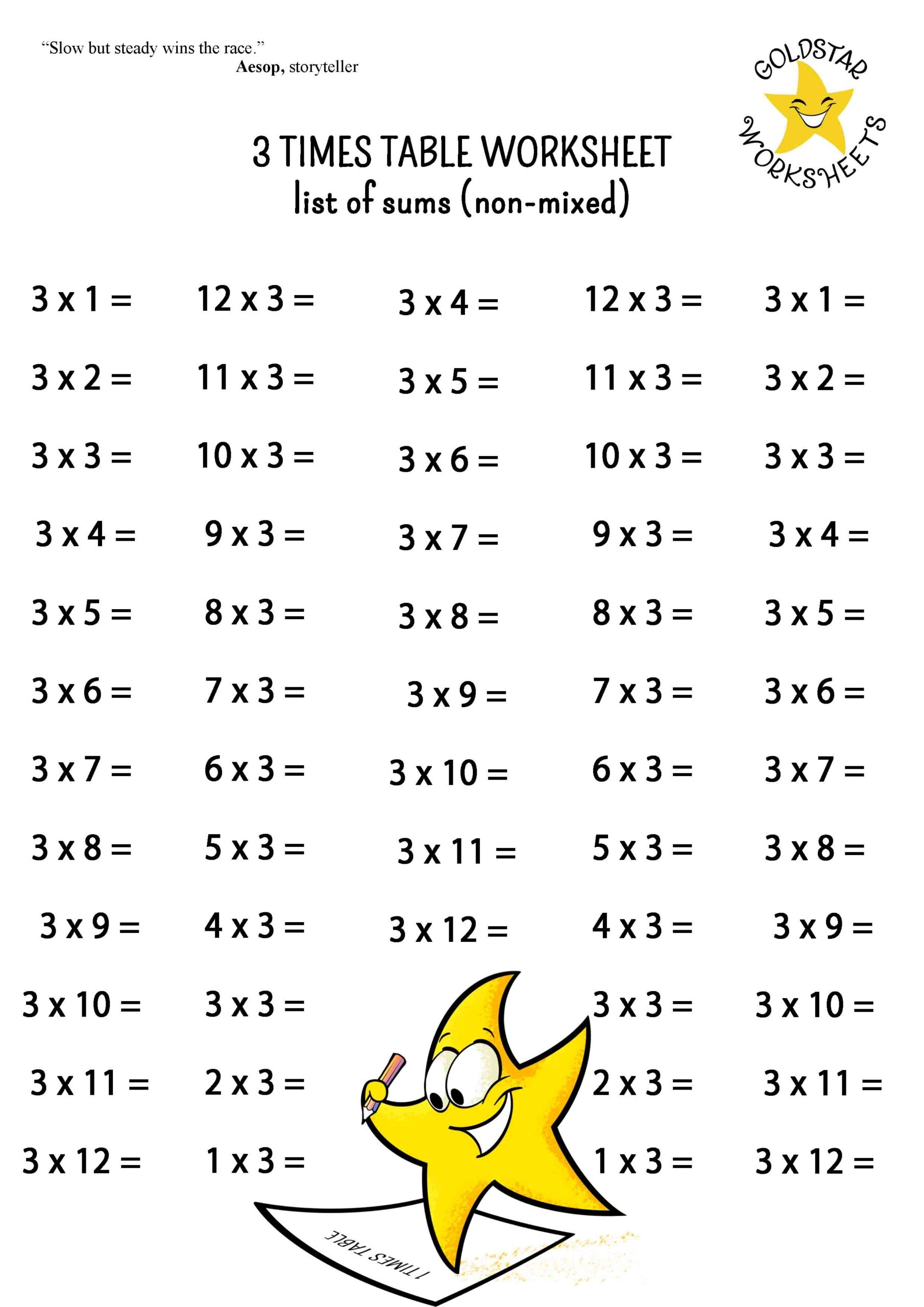 Multiplication Worksheets Printable Free