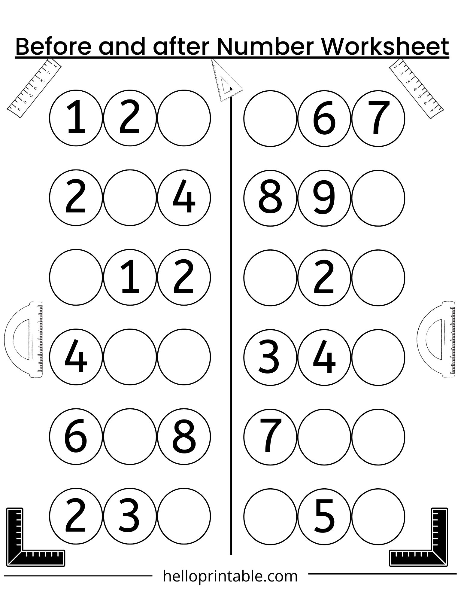 Maths Worksheets For Kids Printable