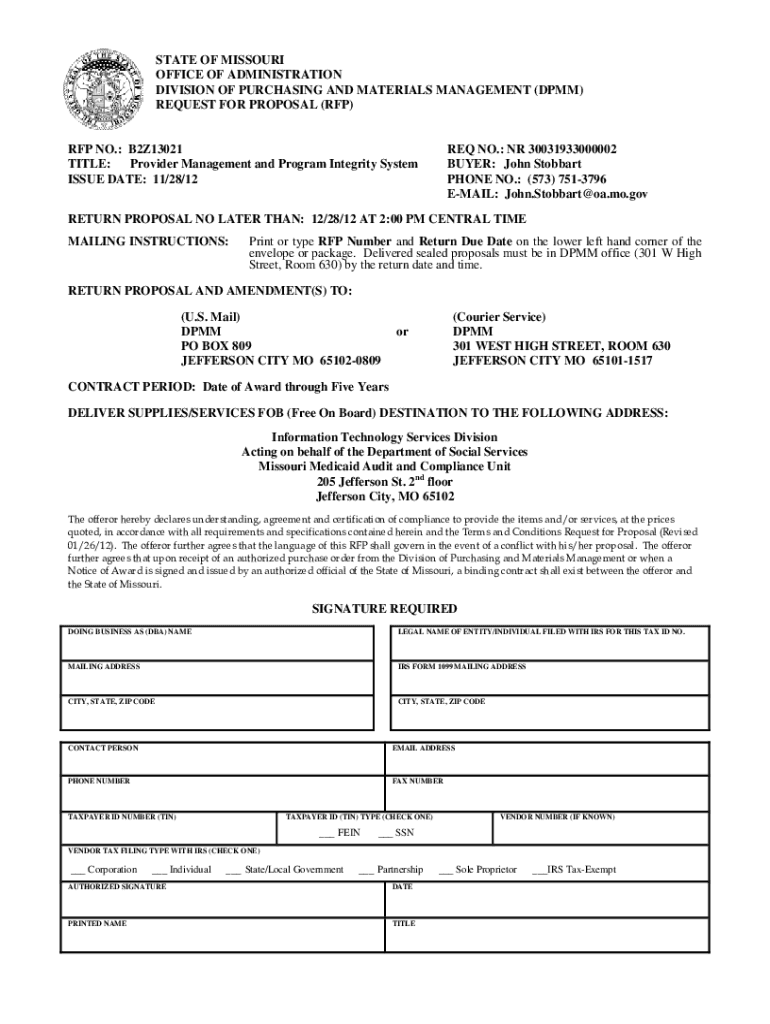 MO B3Z12116 Form Fill Online Printable Fillable Blank PdfFiller