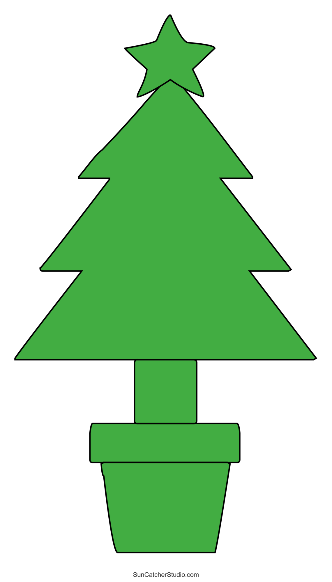 Mountain Stencil Pine Tree Stencils Set Of 6 Reusable Forest 