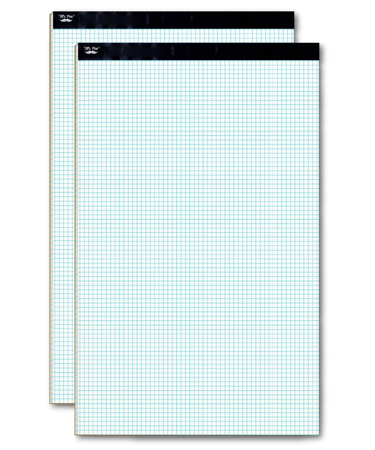 Mr Pen Graph Paper 2 Pack Of 22 Sheets 17 x11 5x5 5 Squares Per Inch Graphing Paper Grid Paper Pad Math Graph Paper Pad Drafting Paper 