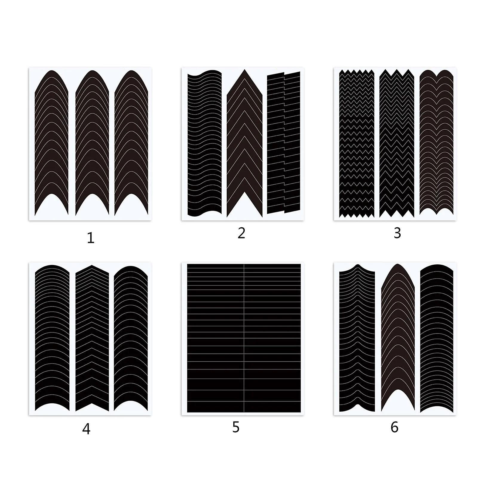 Printable French Tip Template