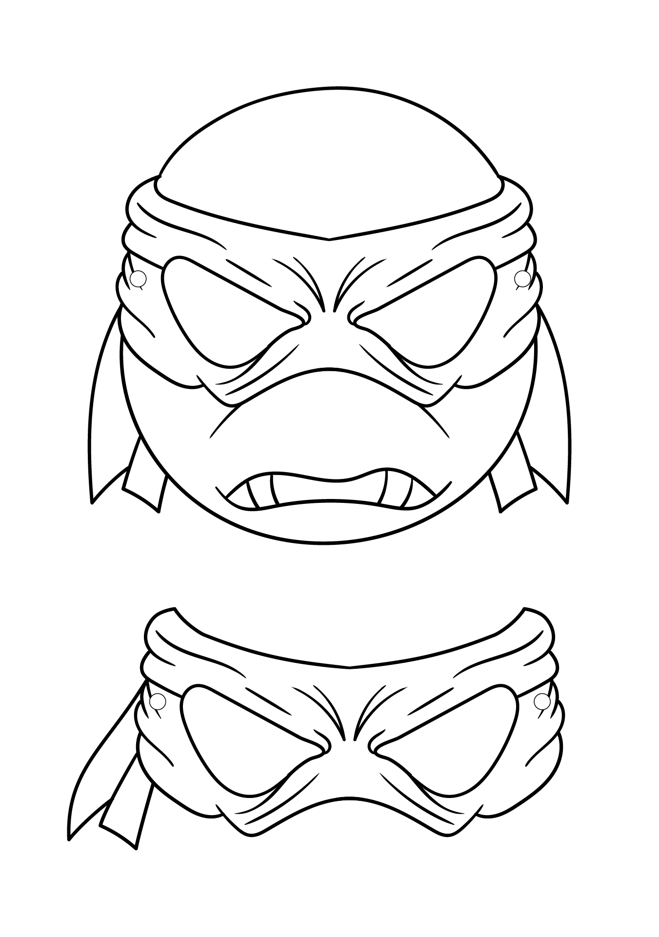 Ninja Turtle Template 12 Free PDF Printables Printablee