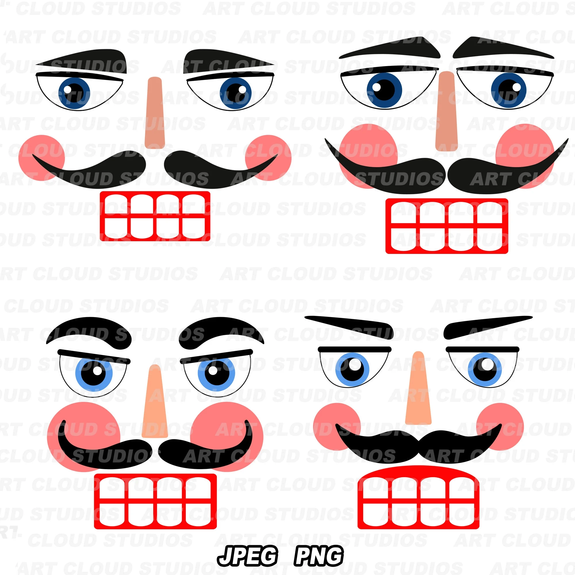 Free Printable Nutcracker Face Template