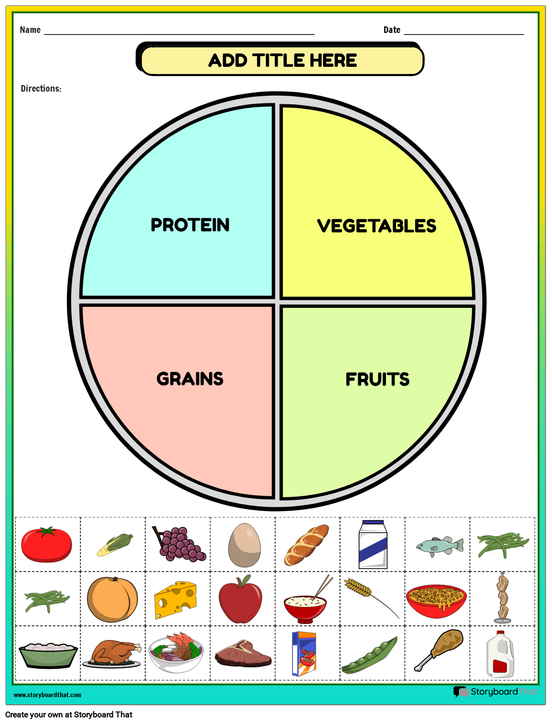 High School Free Printable Nutrition Worksheets