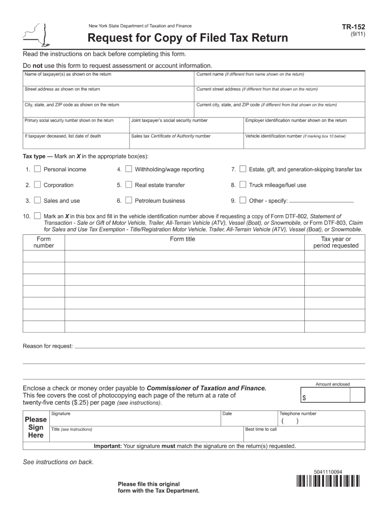 Nys Form Tr 960 Fill Out amp Sign Online DocHub