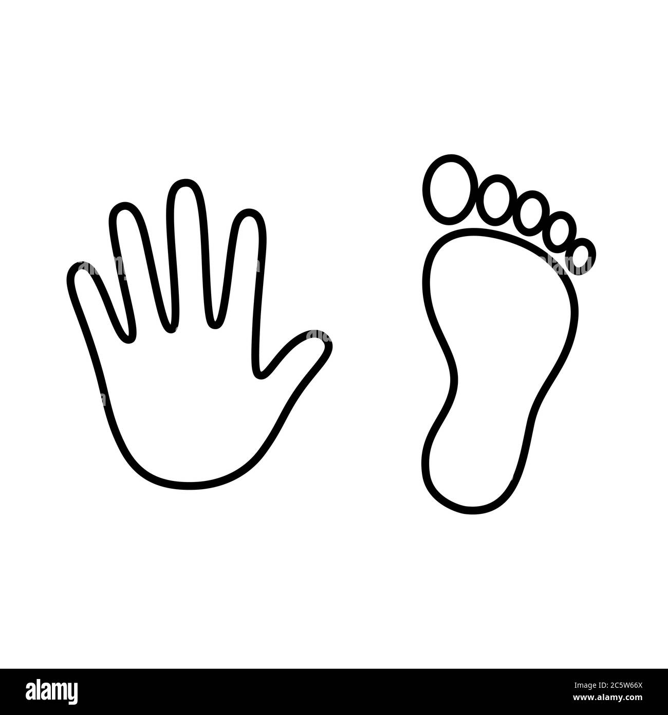 Outline Footprint Cut Out Stock Images amp Pictures Alamy