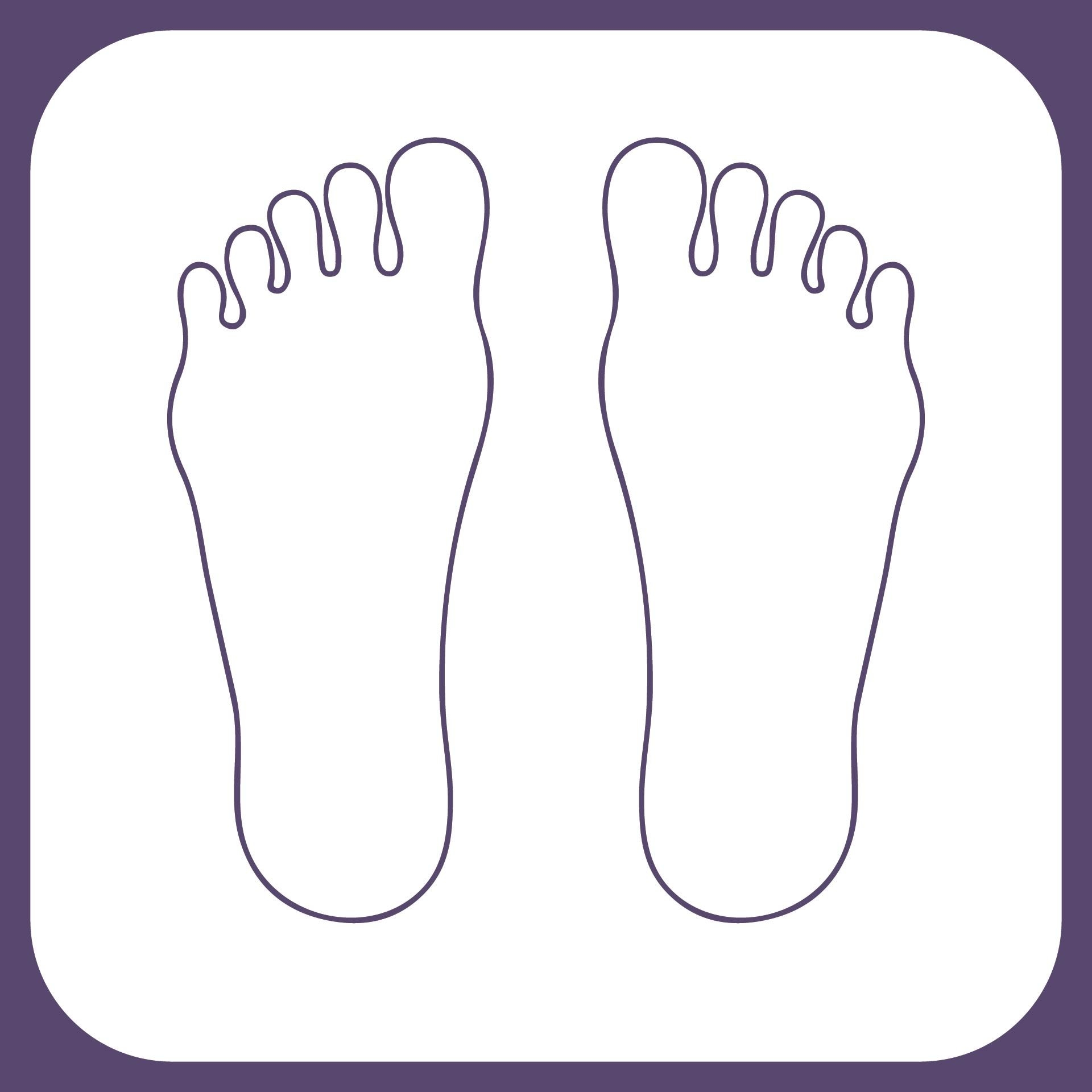 Human Footprint Template Printable Free