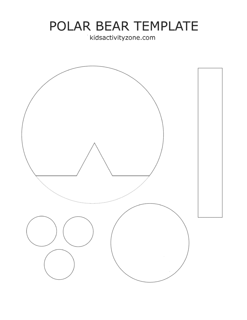 Paper Polar Bear Craft Kids Activity Zone