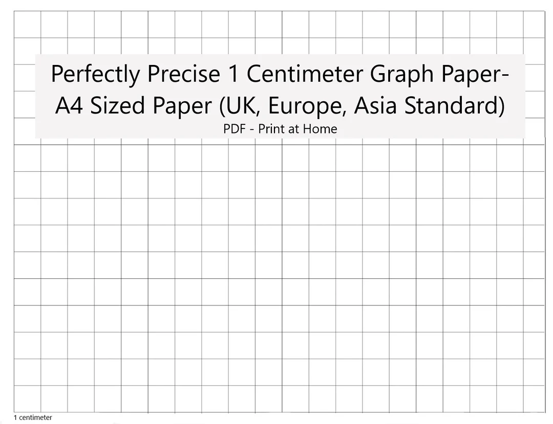 Standard Graphing Paper Printable