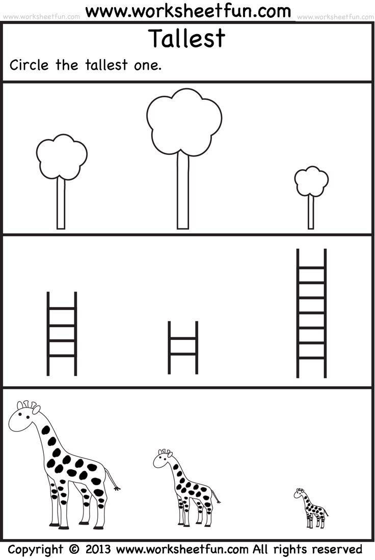 Free Printable Worksheet For Preschool