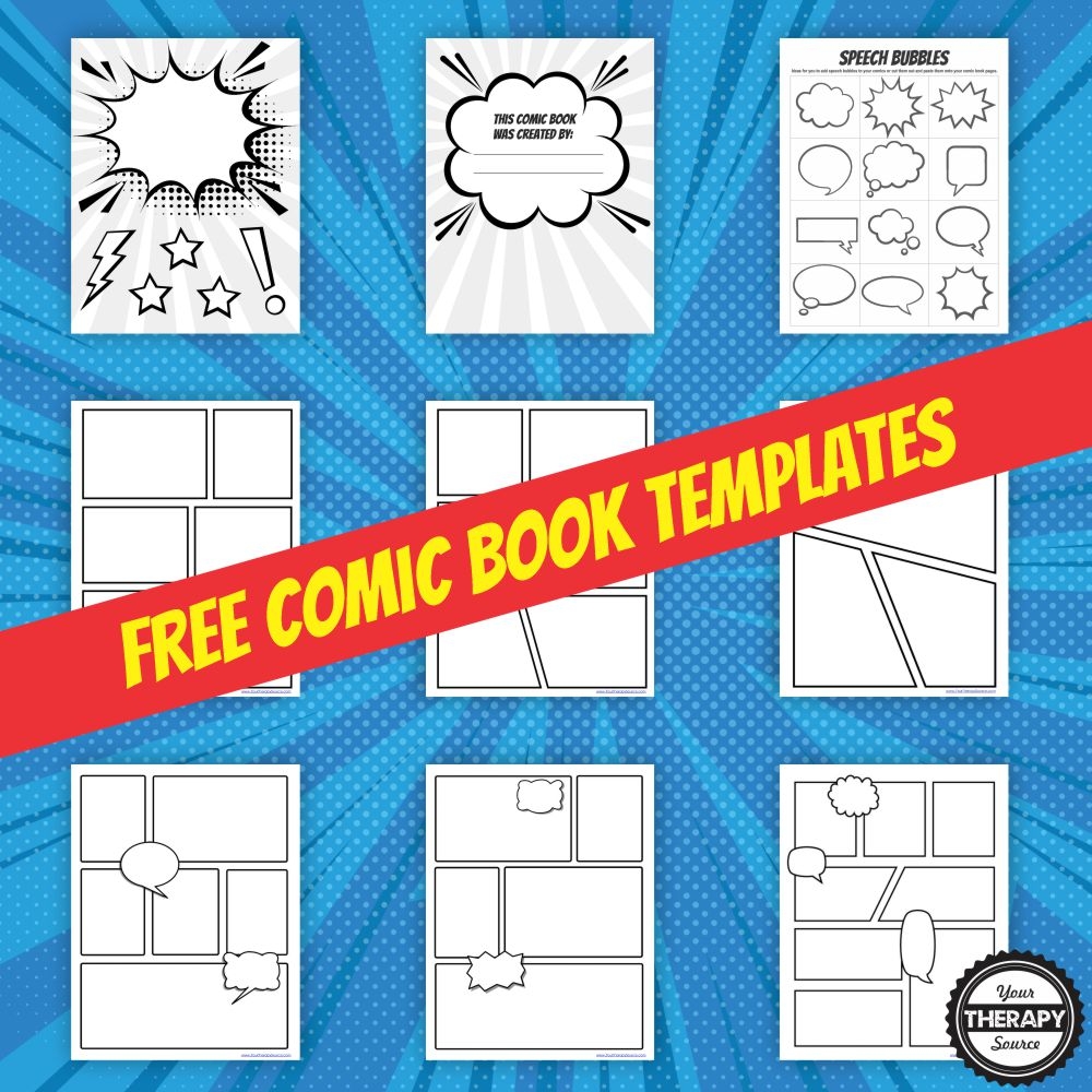 Cartoon Strip Template Printable