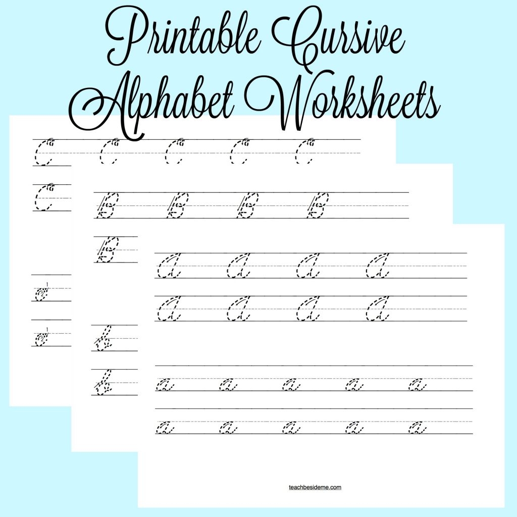Cursive Practice Worksheets Printable