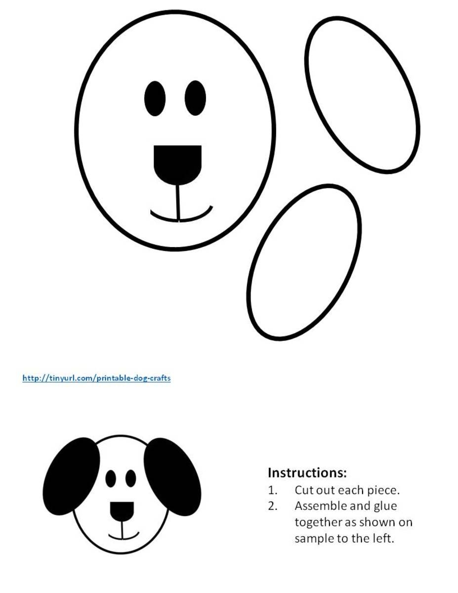 Printable Dog Template