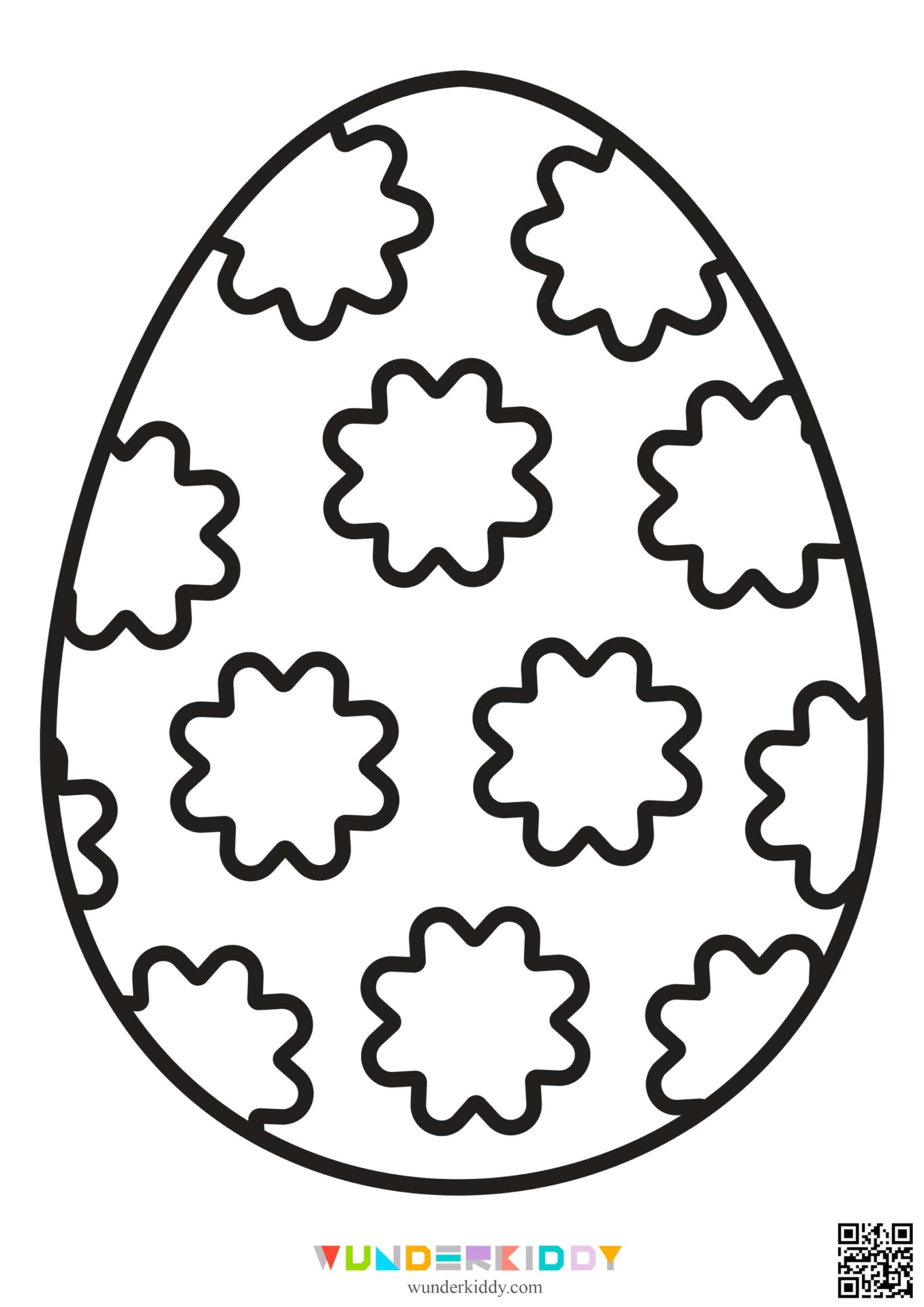 Easter Eggs Template Printable