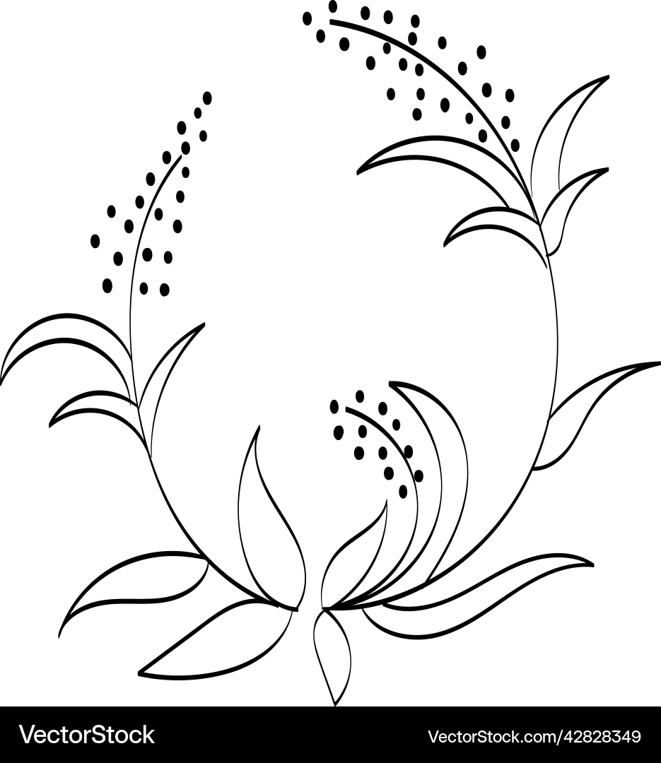 Printable Flower Embroidery Pattern Design Royalty Free Vector 