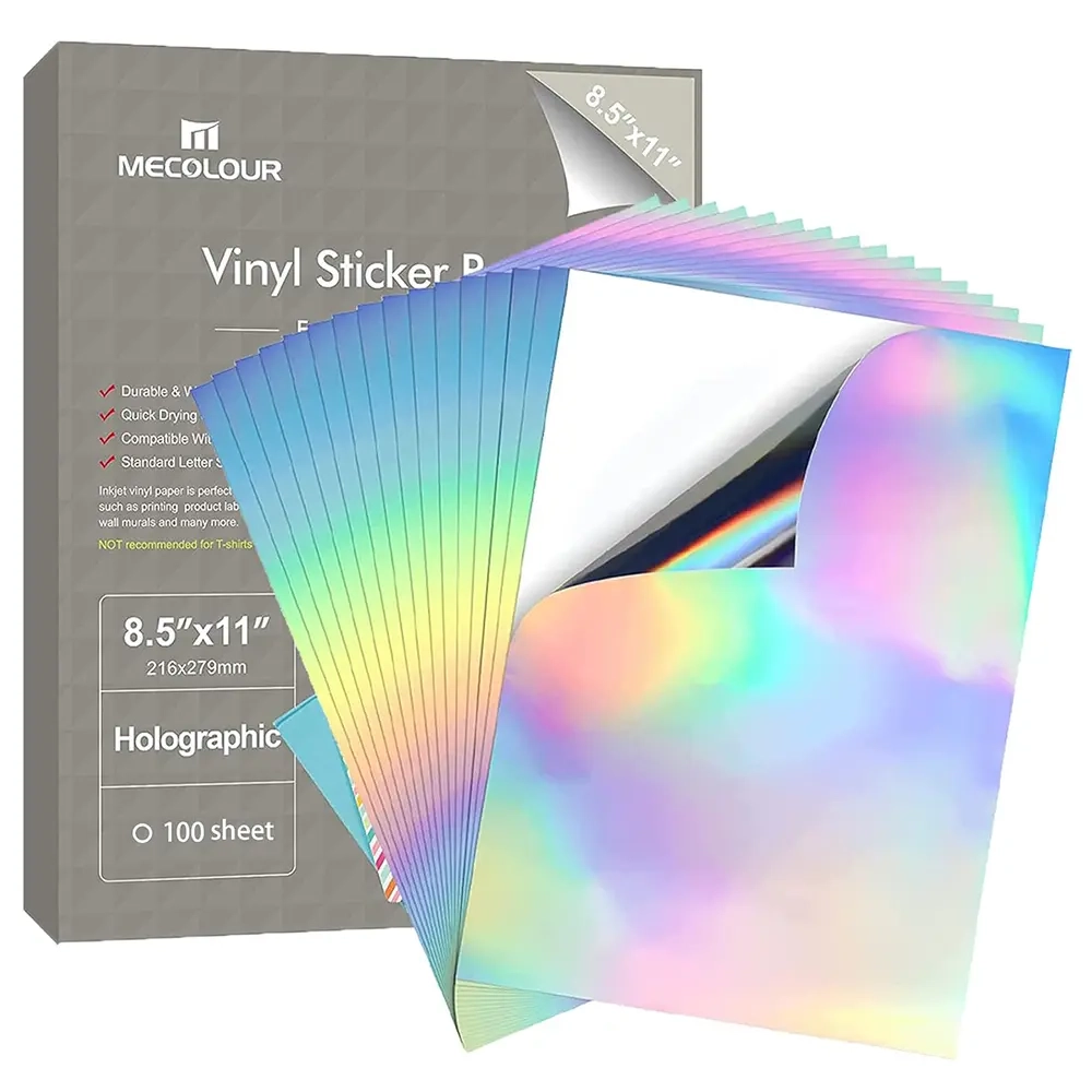 Printable Holographic Sticker Paper Mecolour