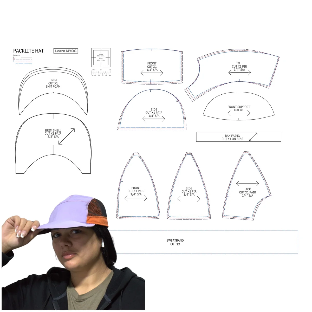 Printable Baseball Cap Template