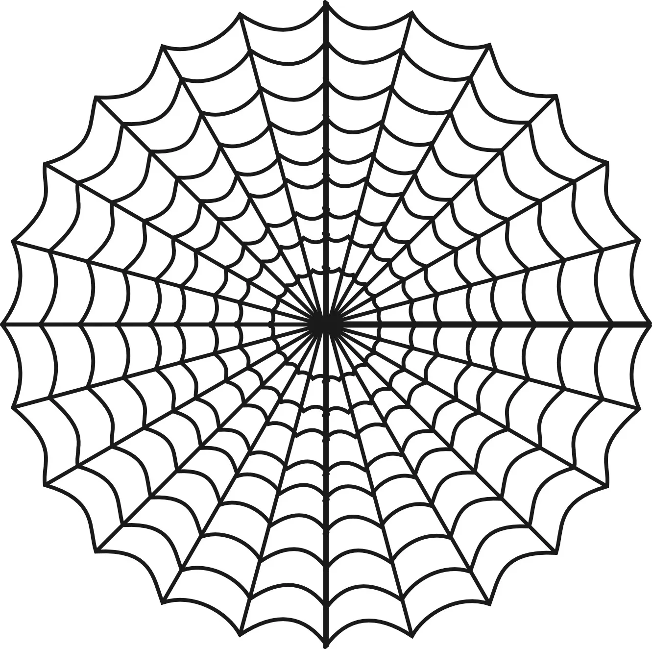 Free Printable Spider Web Template
