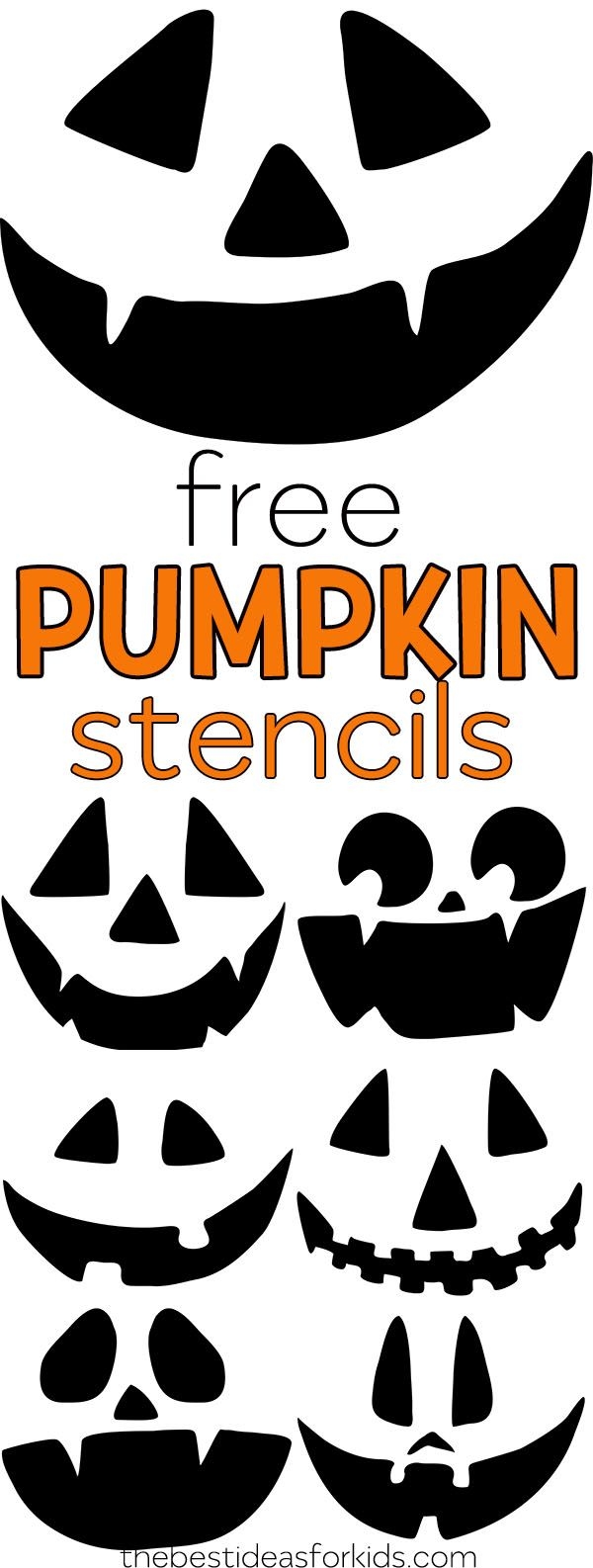 Easy Printable Pumpkin Carving Templates