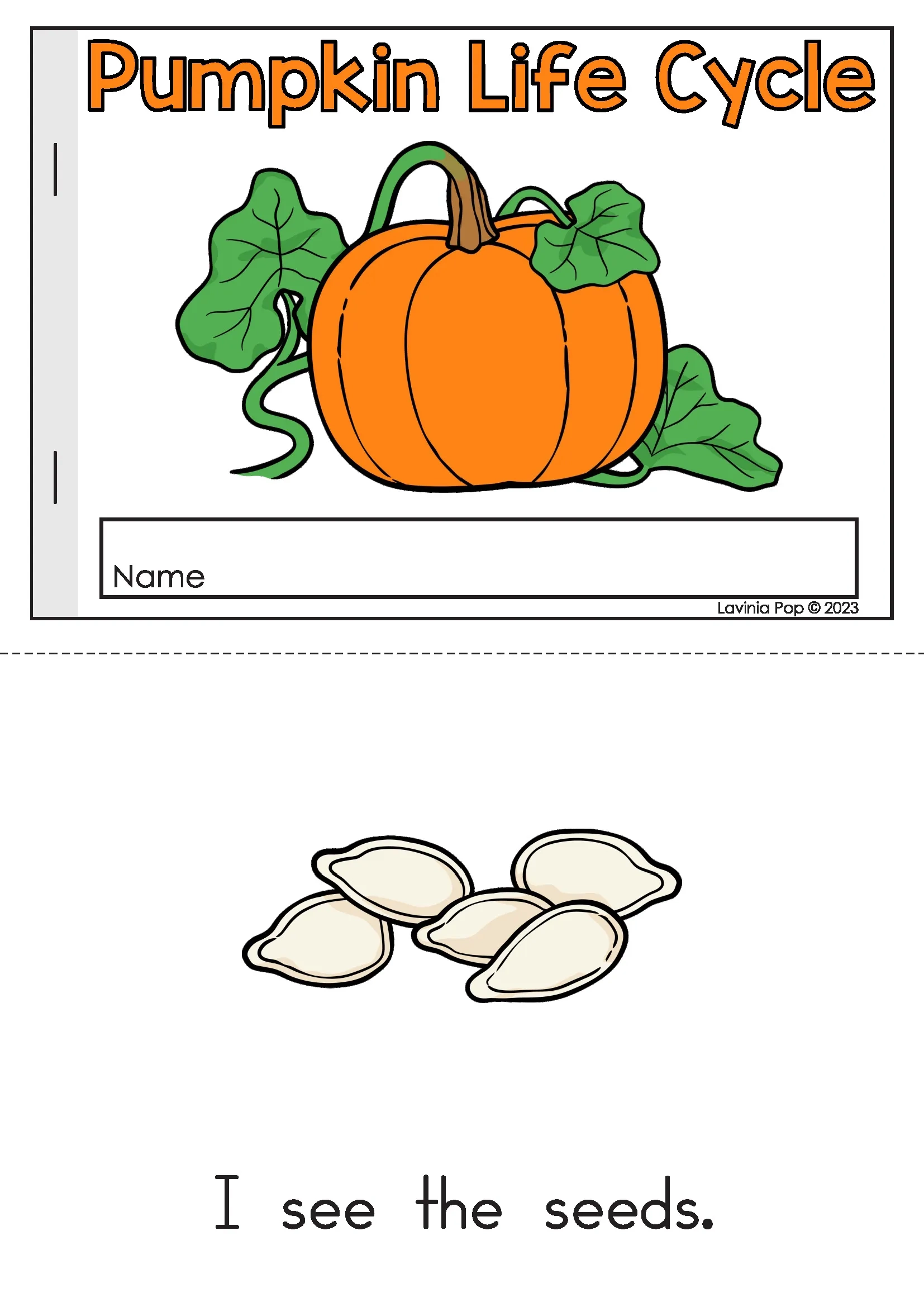 Pumpkin Activities For Preschool Printable