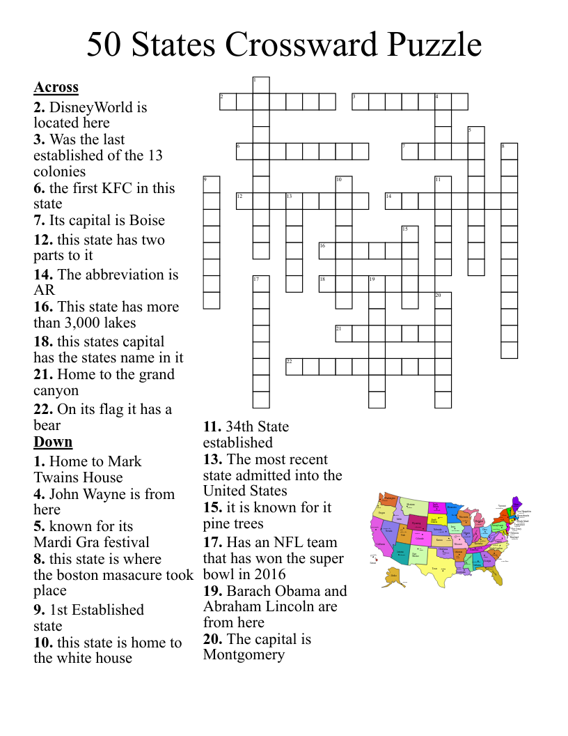 Newspaper Printable Crossword Puzzles Detroit