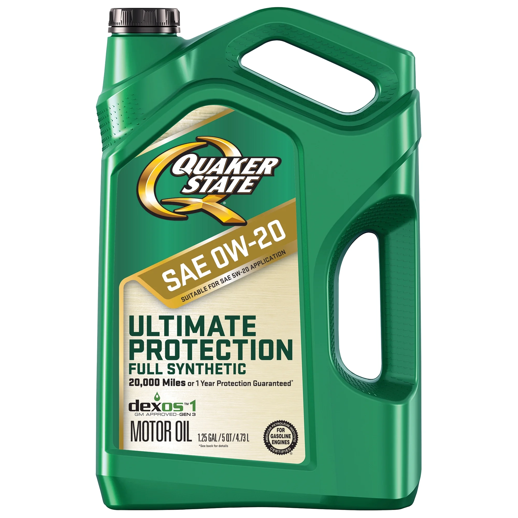 Quaker State Full Synthetic 5W 30 Motor Oil 5 Quart Walmart