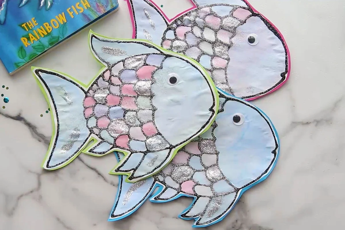 Rainbow Fish Craft With Free Template The Best Ideas For Kids