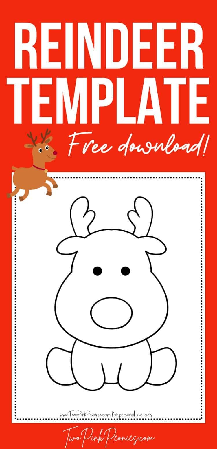 Reindeer Printable Template