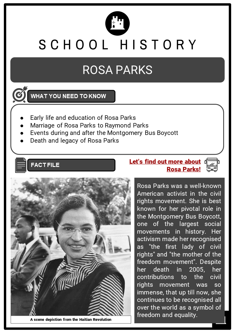 Free Printable Picture Of Rosa Parks