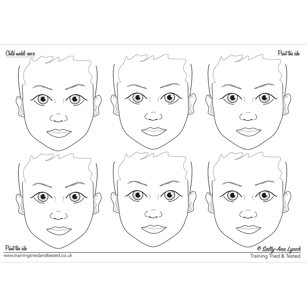 Sally Ann Lynch Painting Practice Board Child Model 0021 6 