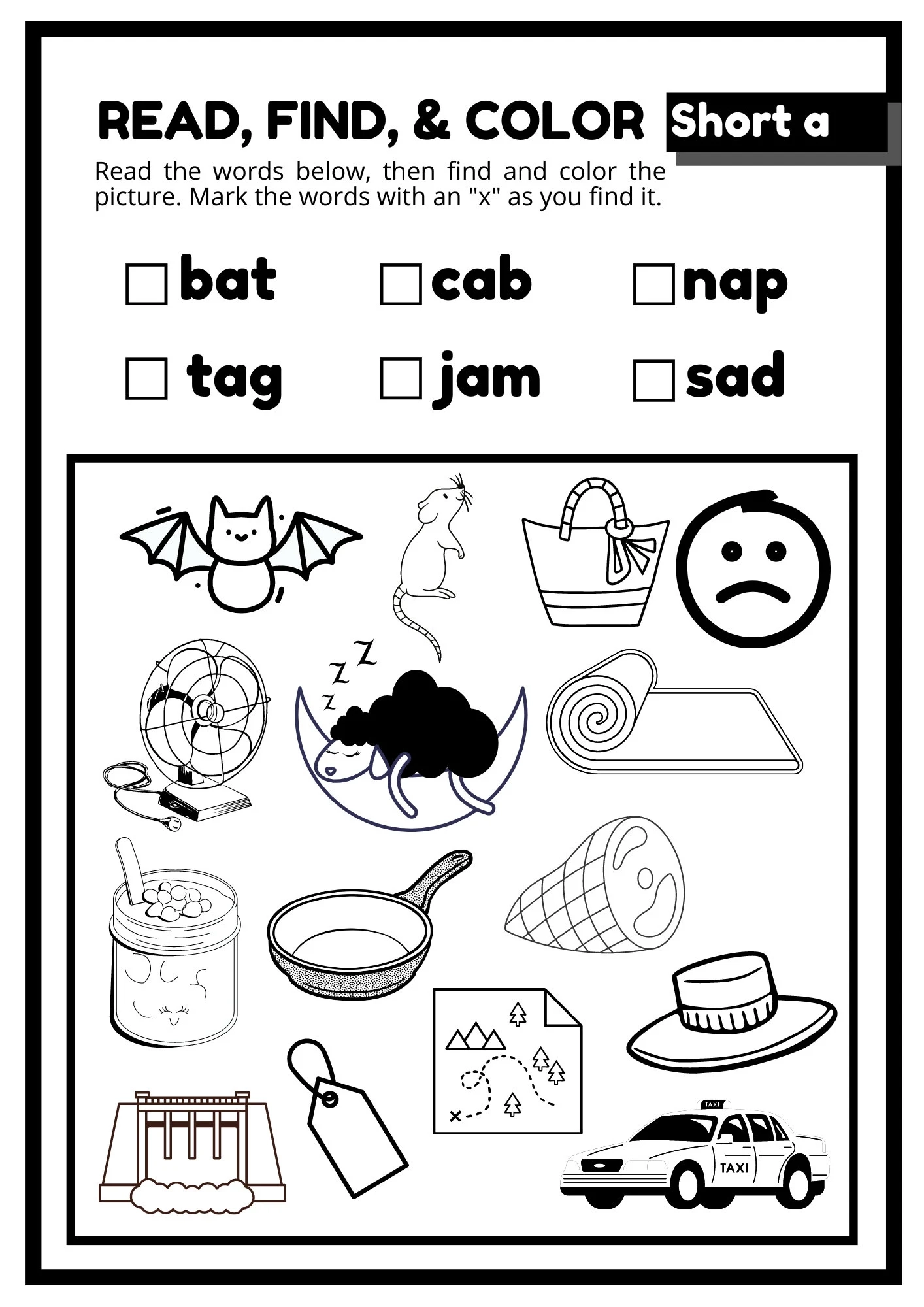 Short Vowels Worksheets Etsy Australia