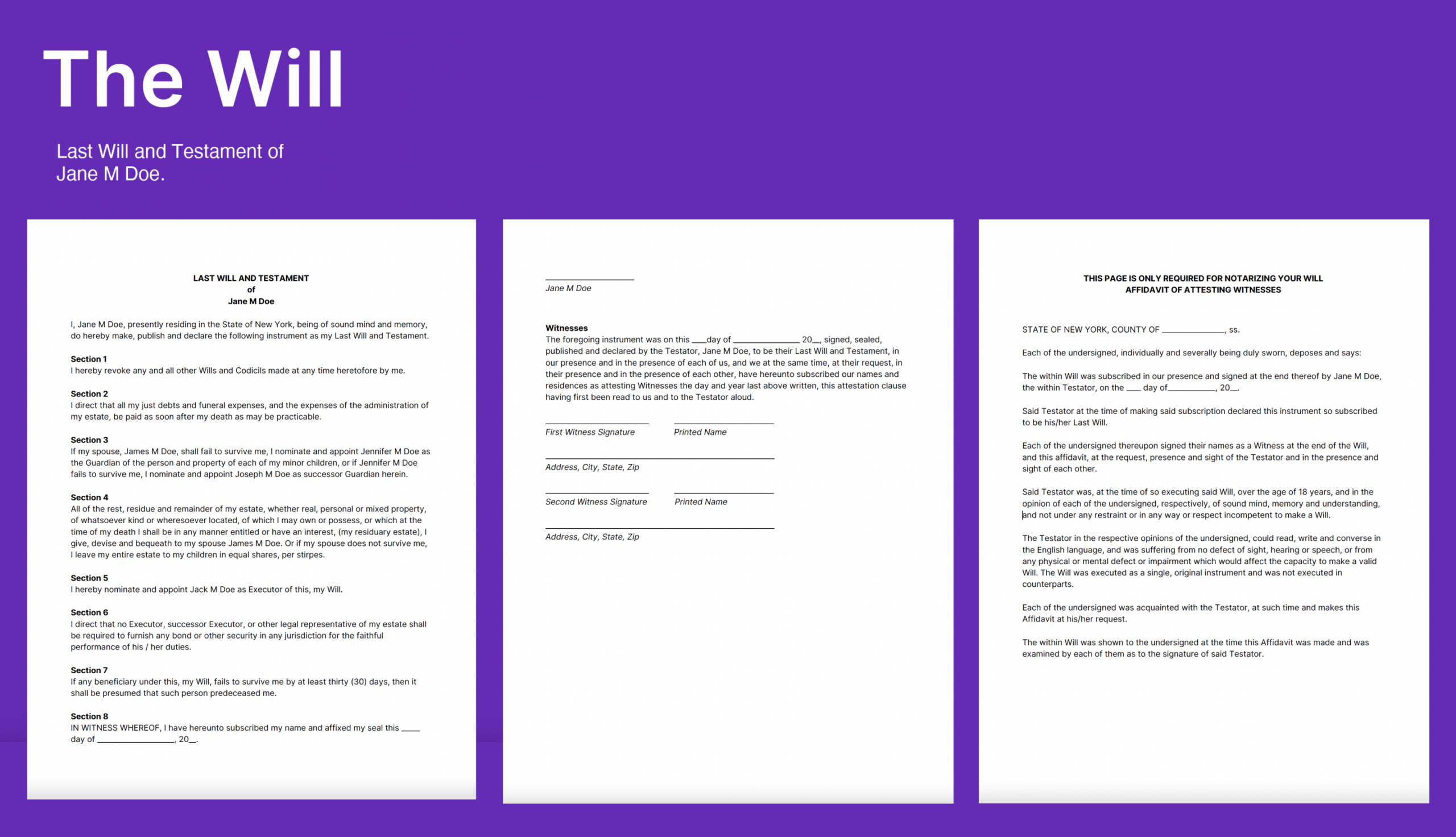 Small Bags For Women Legal Pad 2025 LAST WILL And Testament Kit 