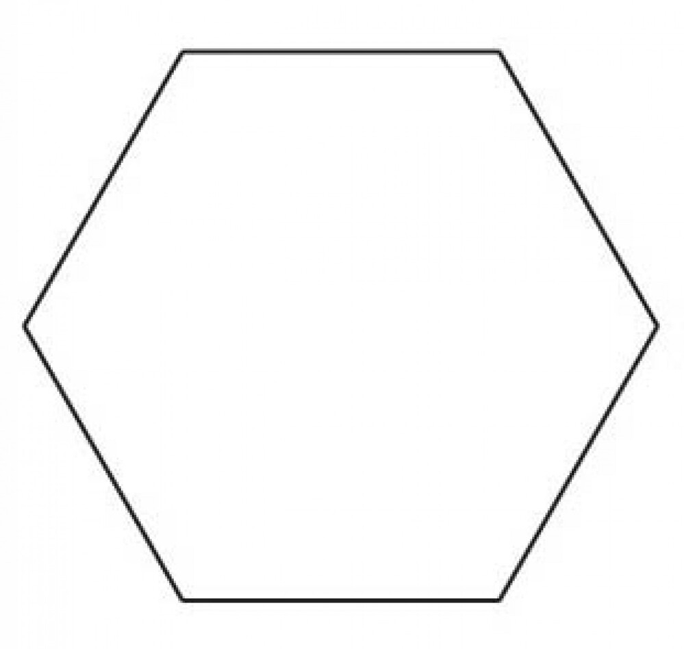 Sue Daley Hexagon Template 1 Inch English Paper Piecing