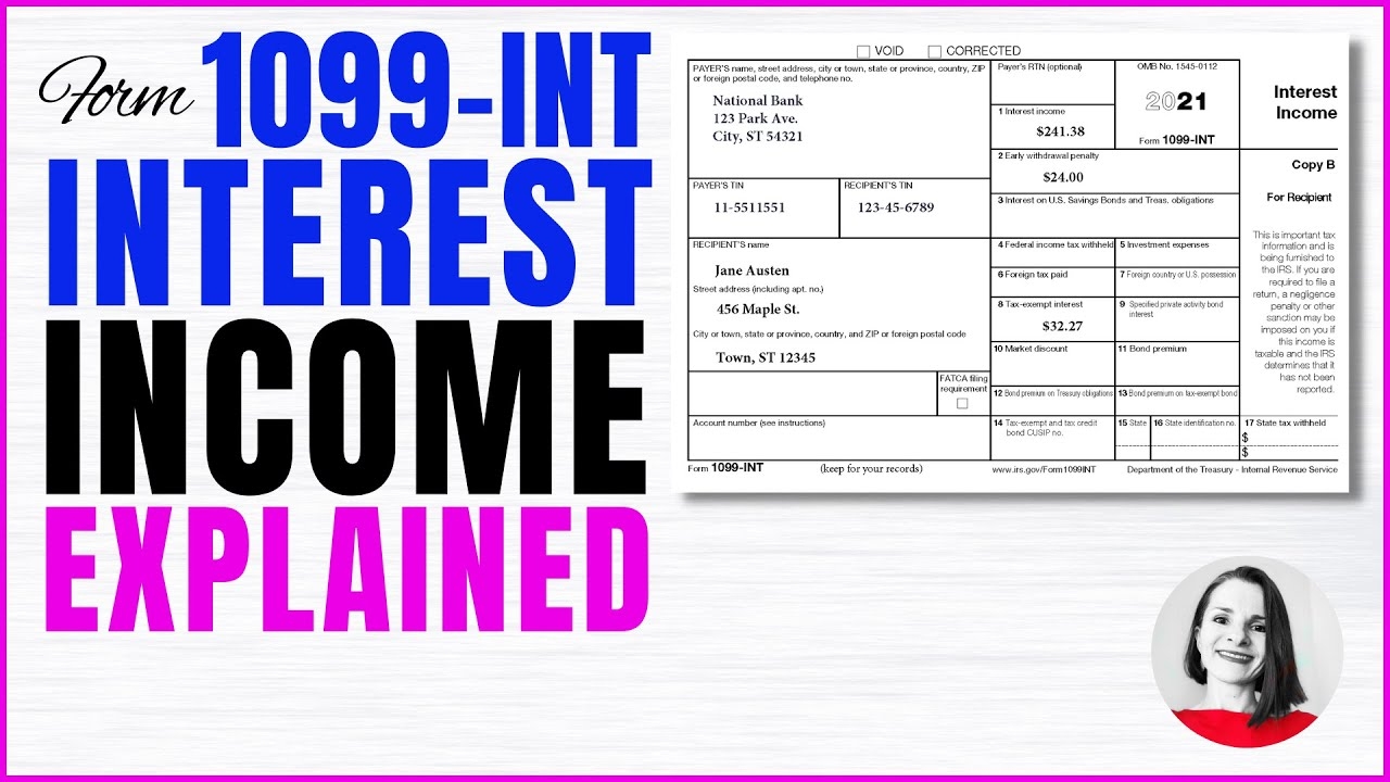 What Does A 1099-Int Form Report To The Irs
