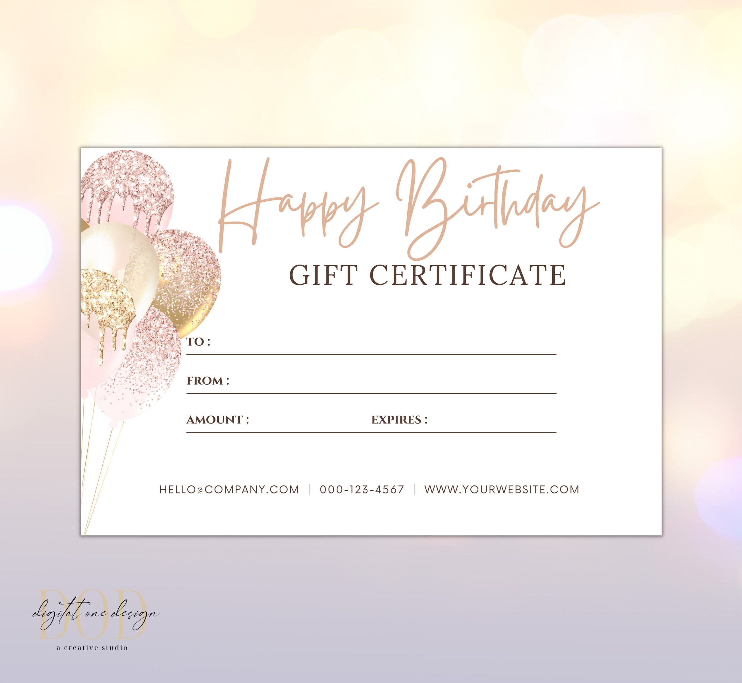 Template Free Editable 28 Cool Printable Gift Certificates Kitty 