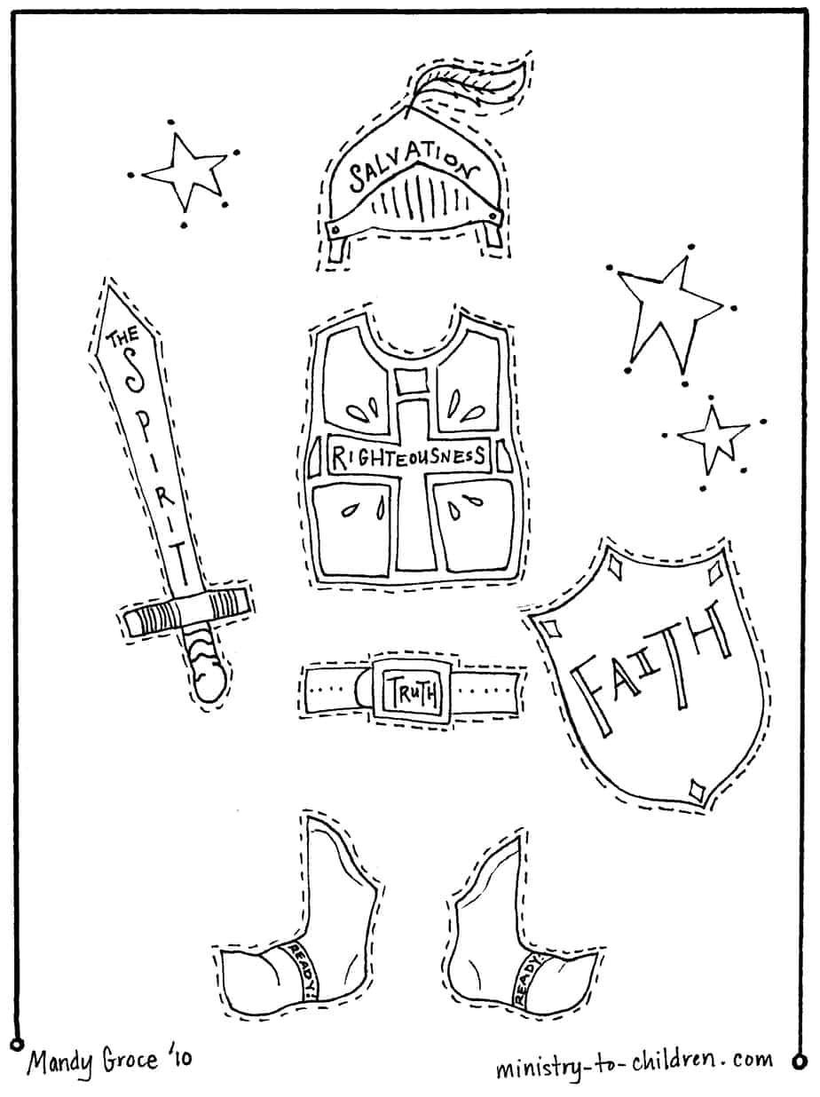 The Armor Of God Ephesians 6 Sunday School Lesson Ministry To 