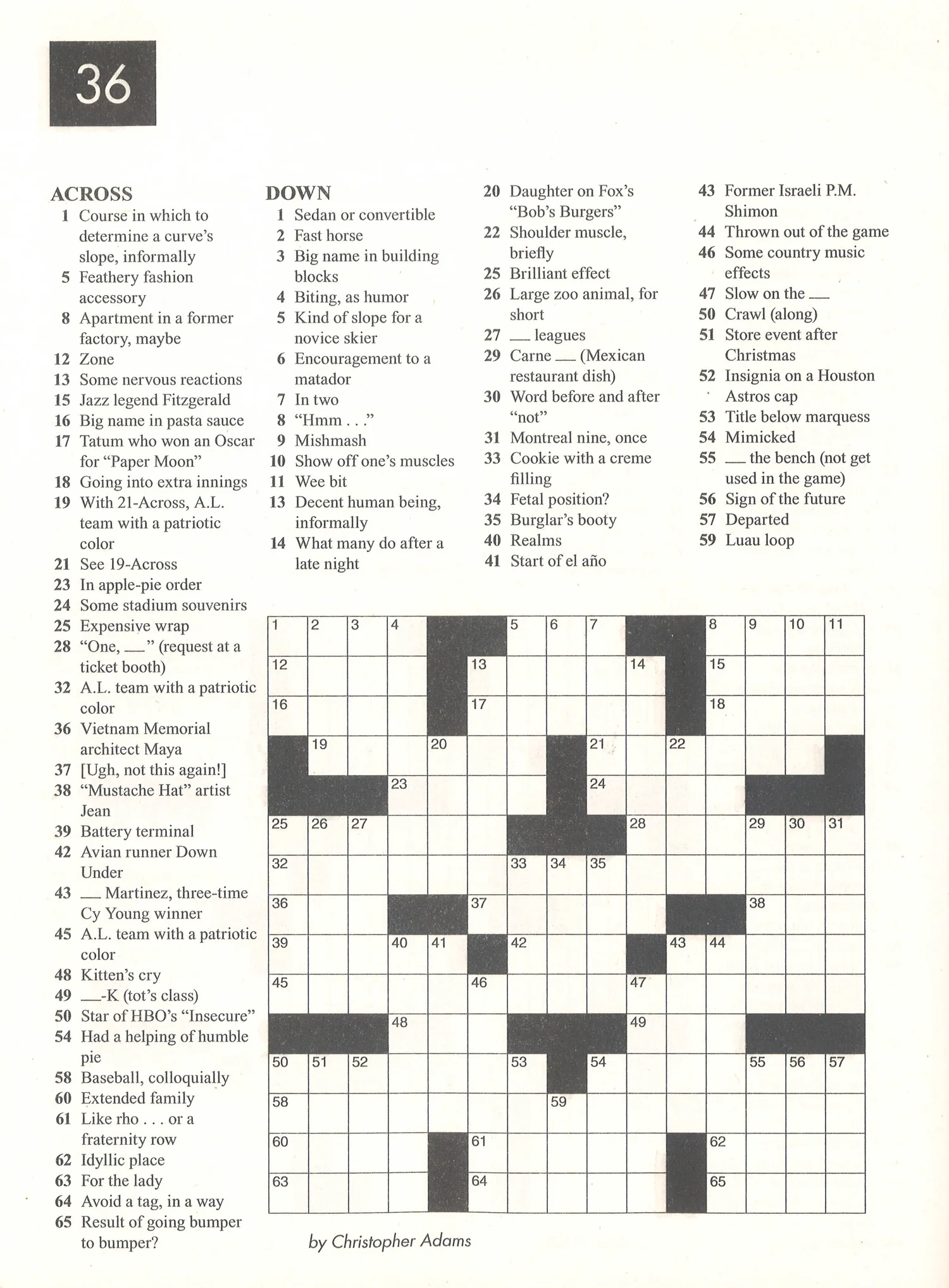 Crossword Puzzles Printable Easy Medium
