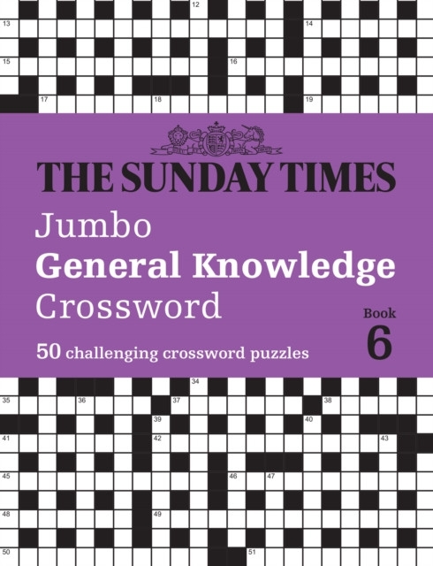 The Sunday Times Jumbo General Knowledge Crossword Book 6 9780008673161 Paperback