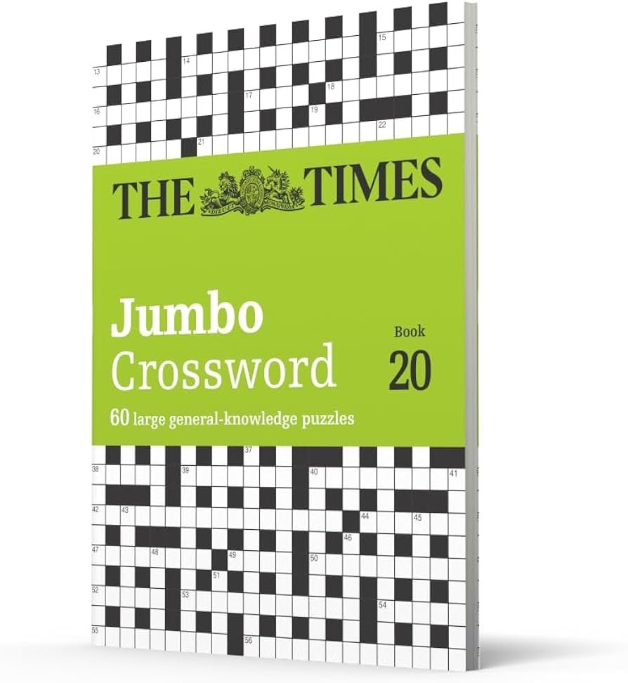 The Times 2 Jumbo Crossword Book 20 60 Large General knowledge 