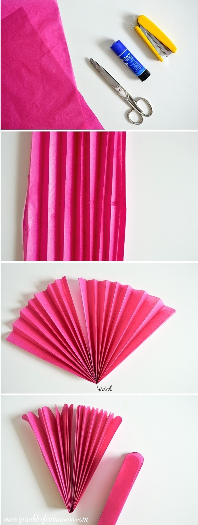 Tissue Paper Rosettes How To Make A Paper Model Home DIY On 