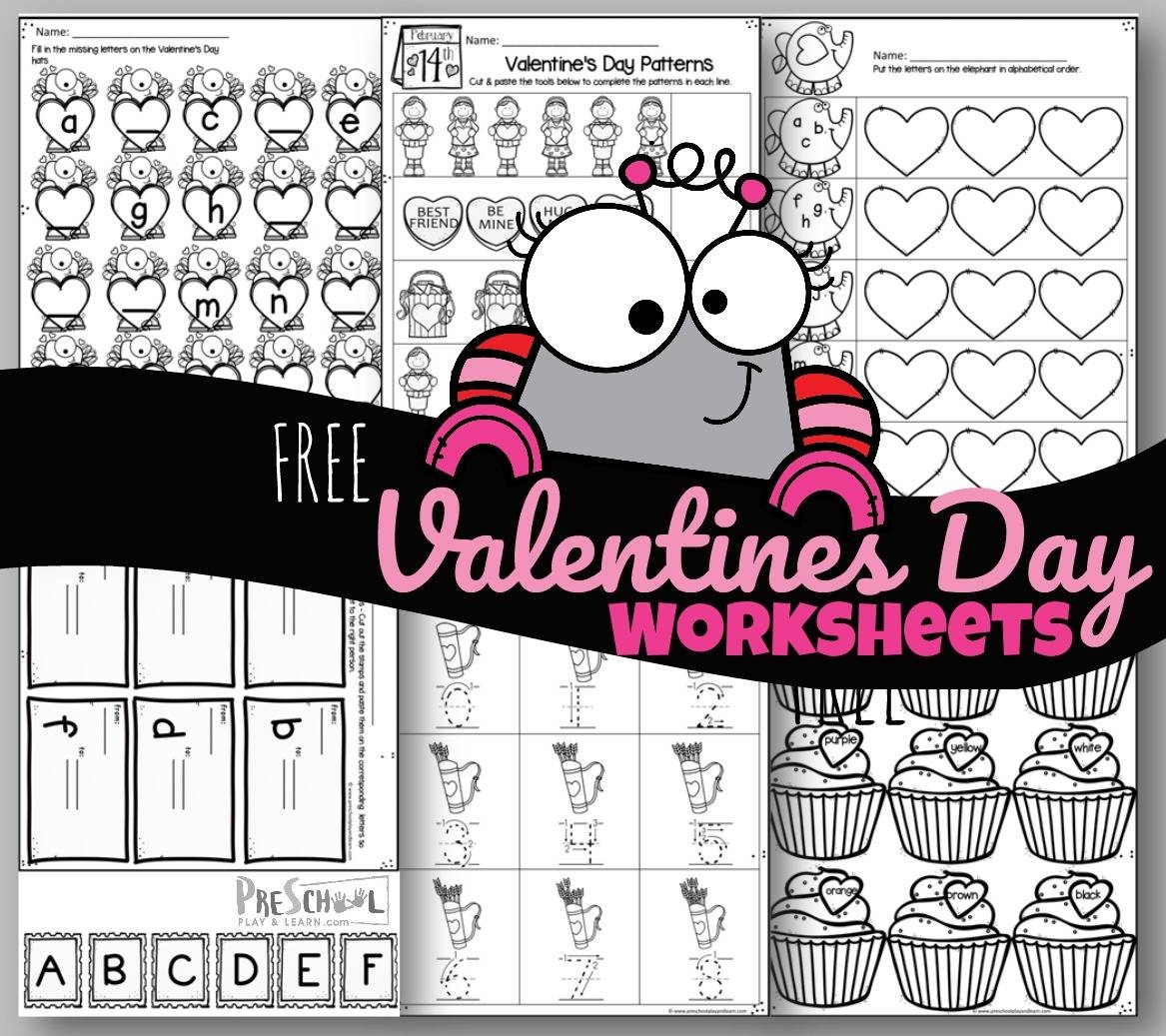 Free Printable Valentine Worksheets Preschool
