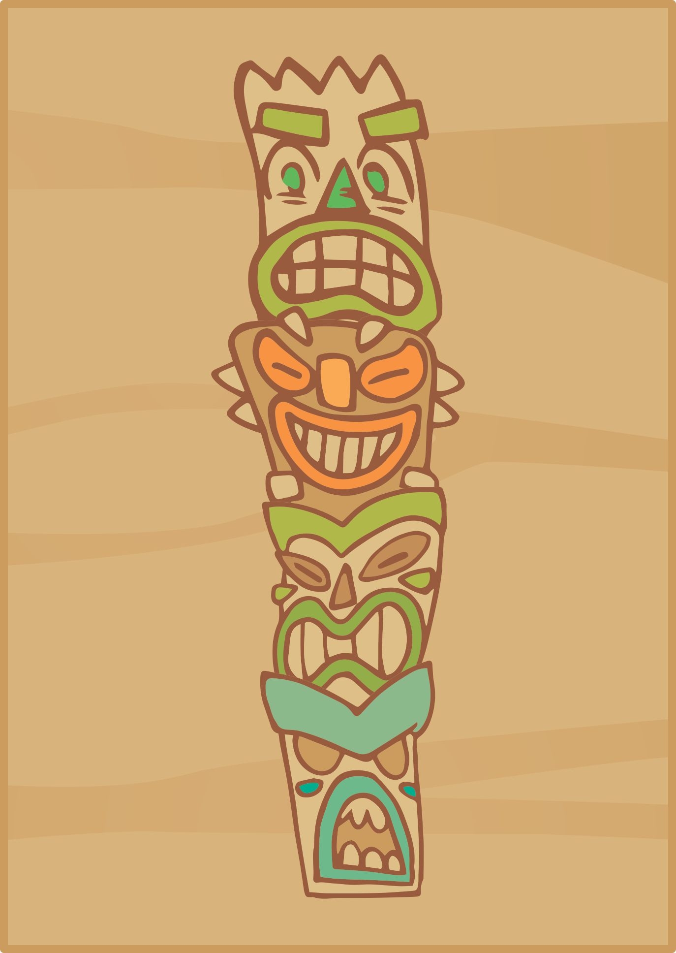 Totem Pole Templates 10 Free PDF Printables Printablee