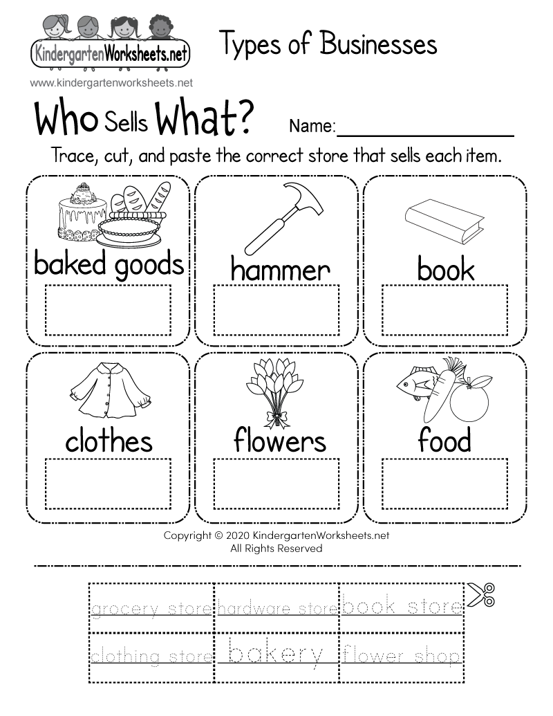 Types Of Businesses Worksheet Free Printable Digital amp PDF