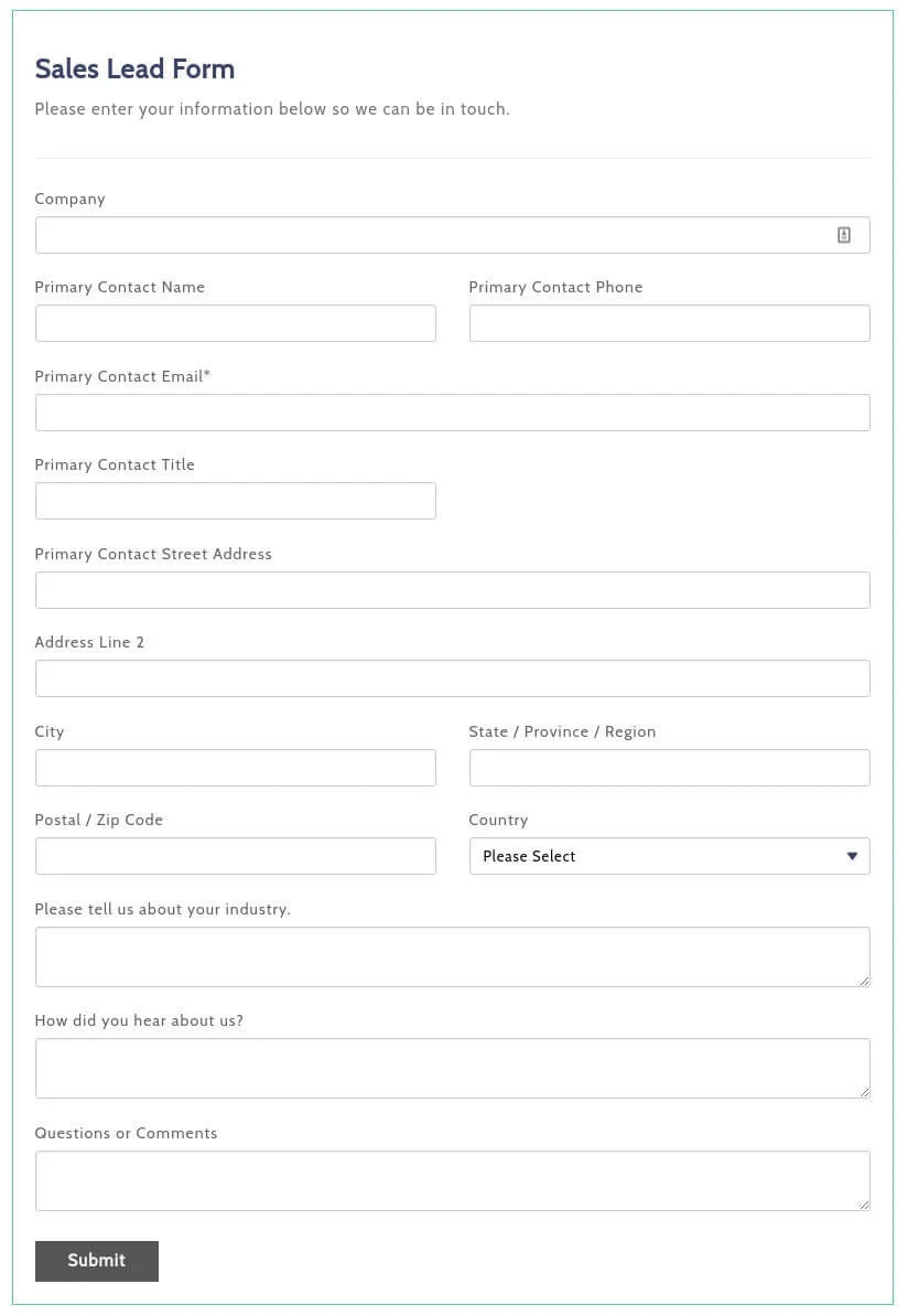 Printable Form Builder Tools
