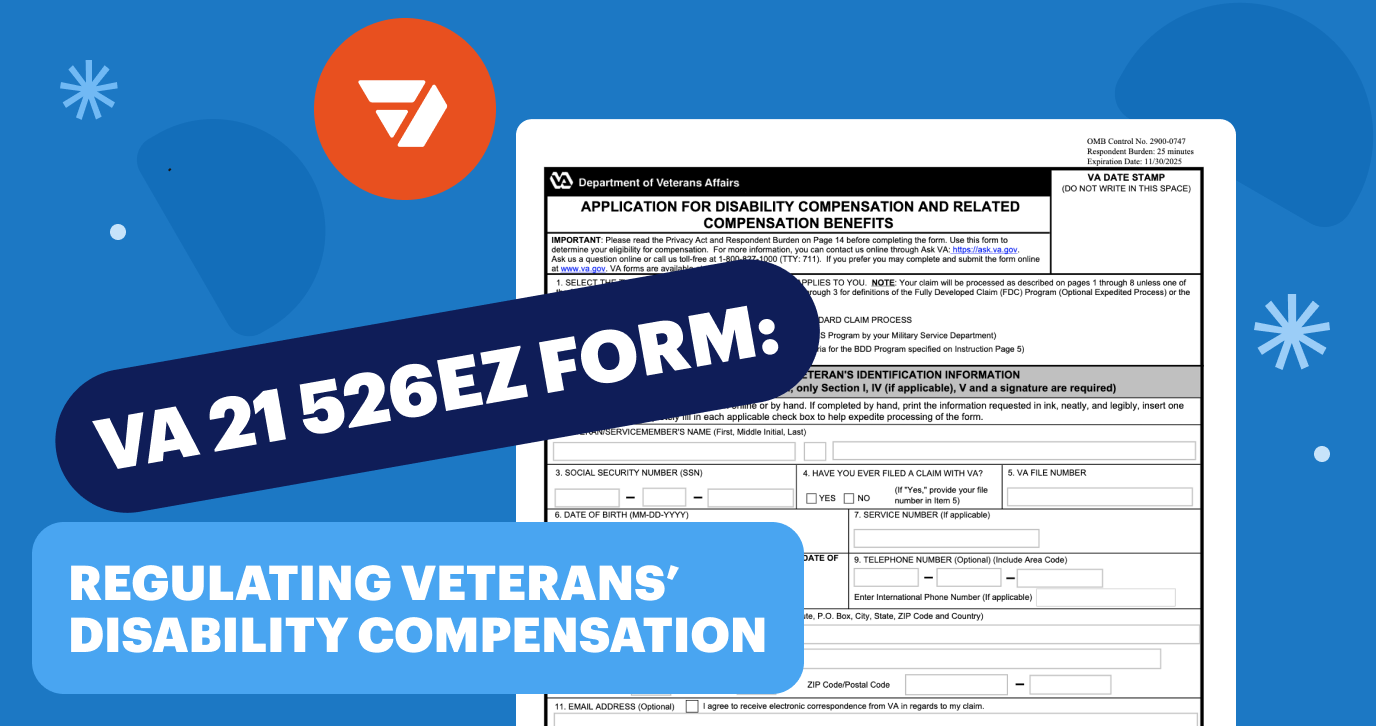 VA Form 21 526EZ How To Apply For Veterans Disability 