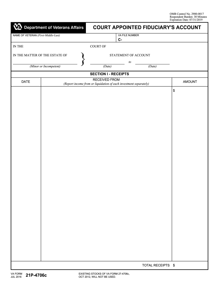 Va Form 21p 4718a Printable